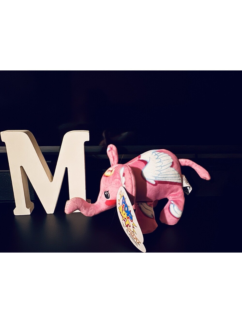 Pop Art Soft ANGEL #08 Halo Wings Elephant Minis Plush